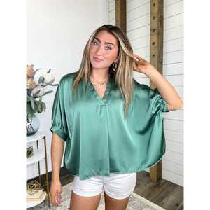 Meet Me At Sunset Oversize Blouse