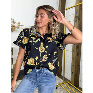 Be The One Floral Top