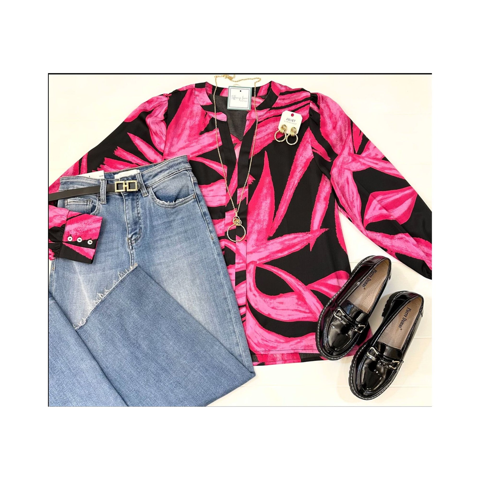 Vivid Muse Satin Blouse