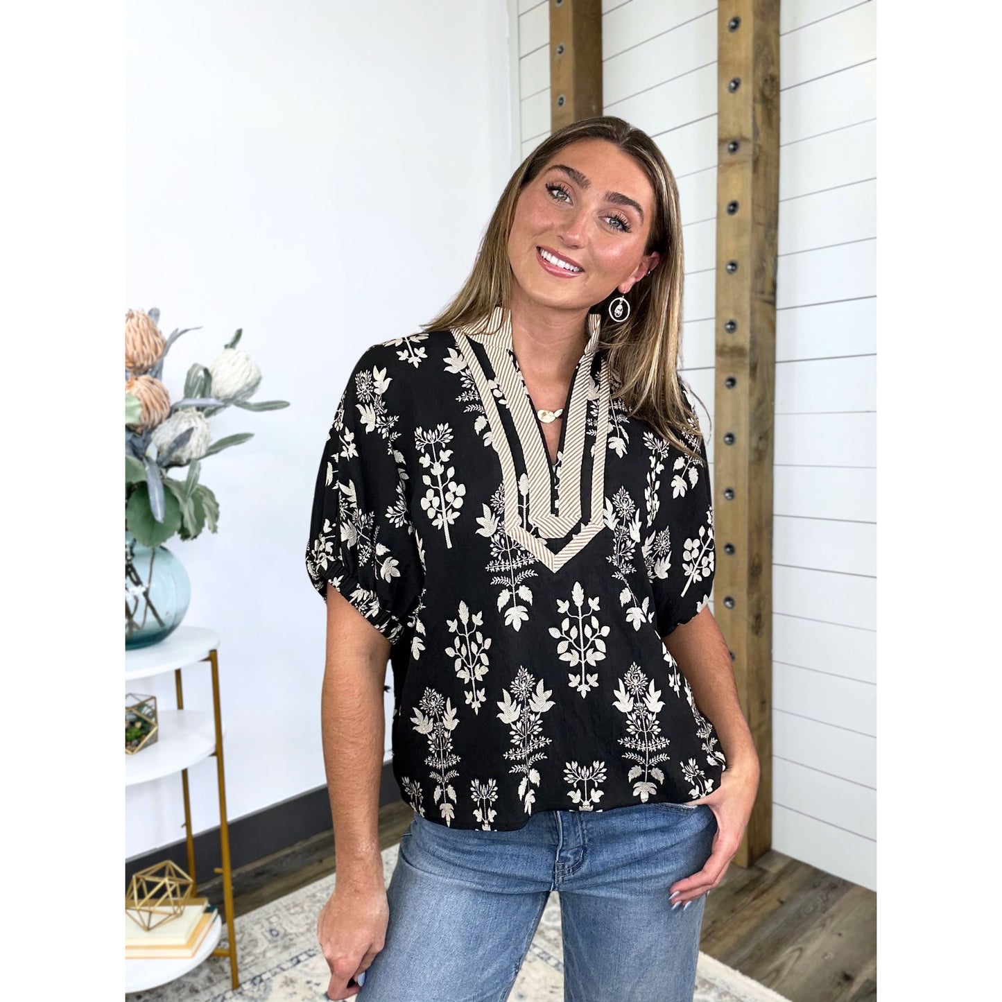 Every Which Way Floral Top