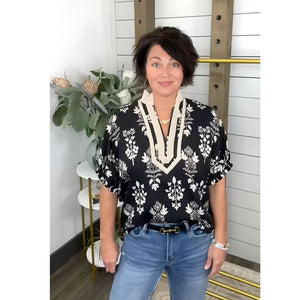 Every Which Way Floral Top