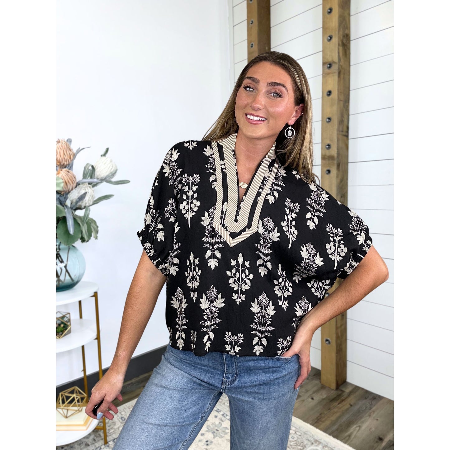 Every Which Way Floral Top