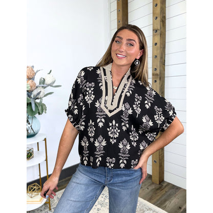 Every Which Way Floral Top