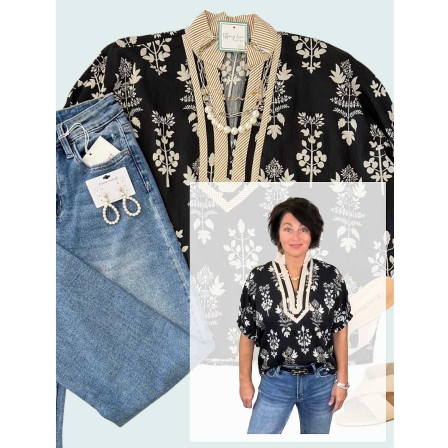 Every Which Way Floral Top