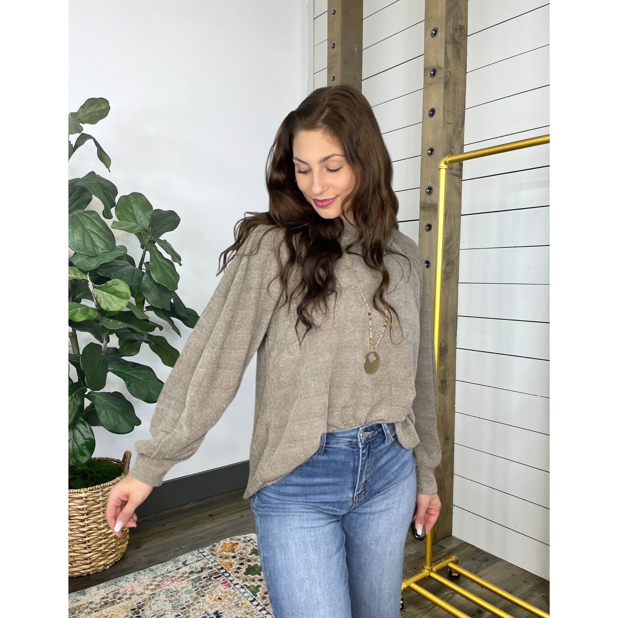 Chenille Knit Top
