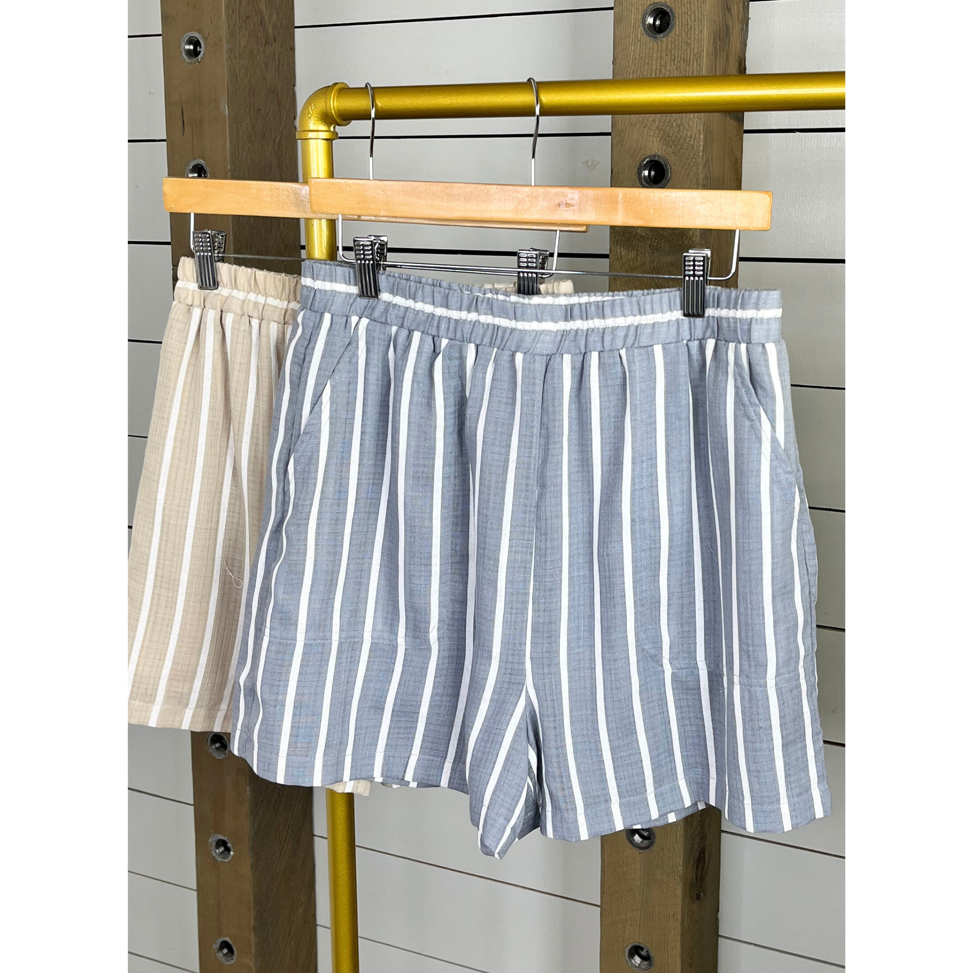 Yacht Club Striped Shorts