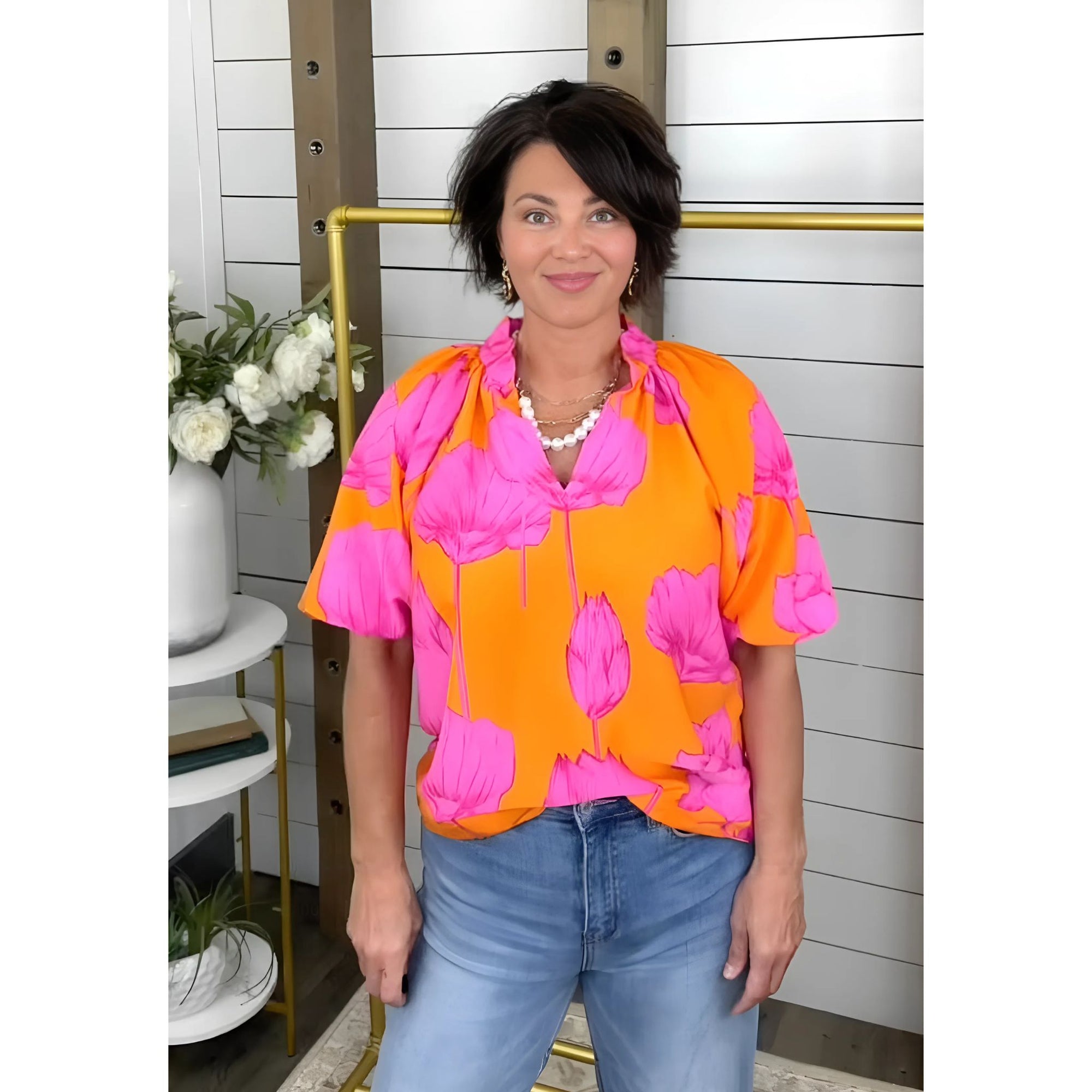 Zinnia Pop Top