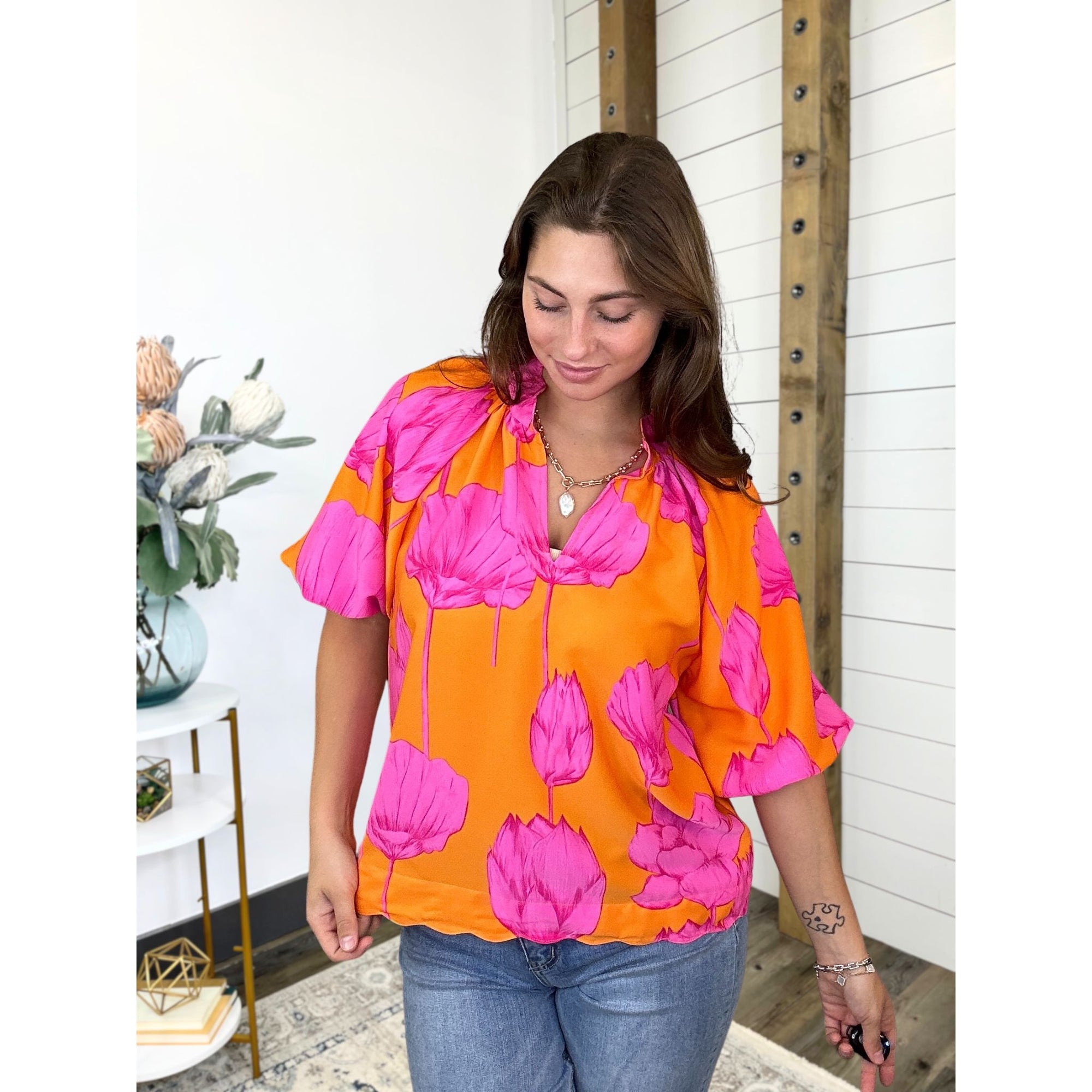 Zinnia Pop Top