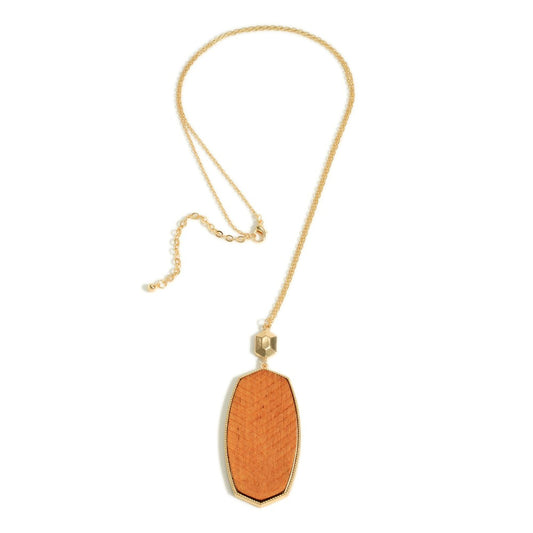 What About It Wood Pendant Necklace
