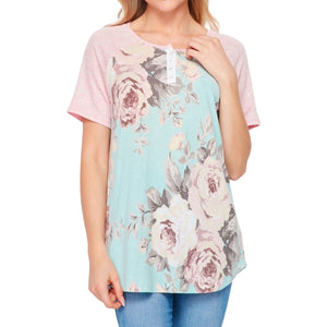 Floral Knit Top