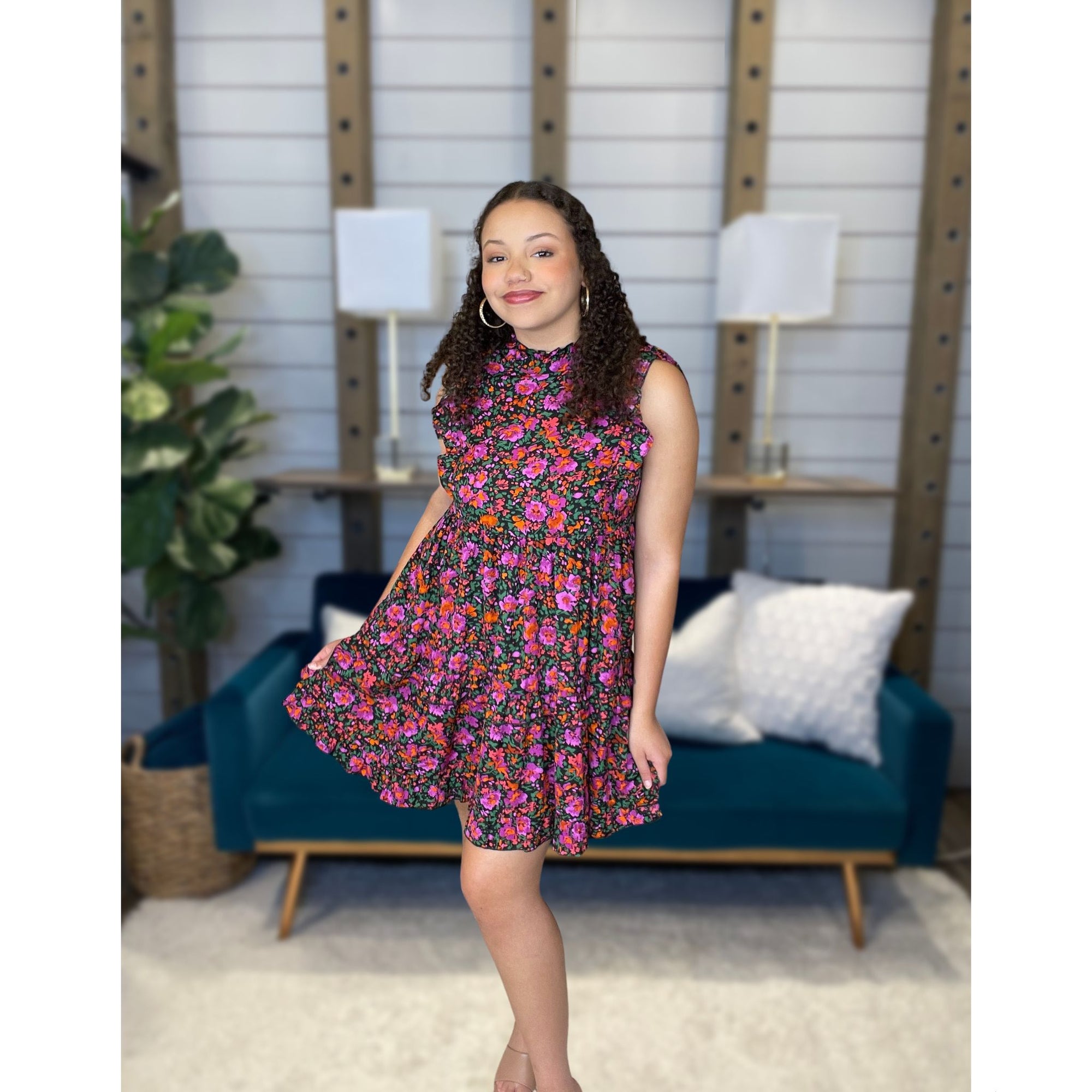Out Of Office Floral Dress
