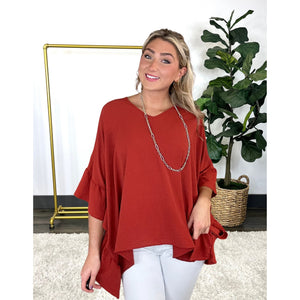 Love For A Lifetime Oversize Poncho Top