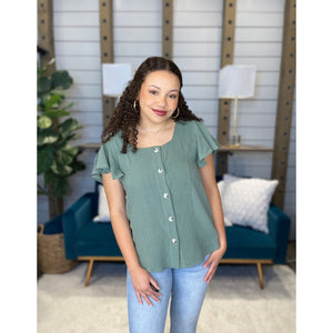 Meant To Be  Button Up Top
