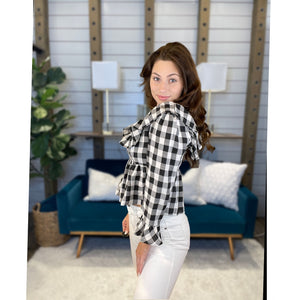 Giselle Gingham Top