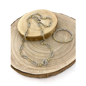 Lexi Layered Mixed Chain Link Necklace