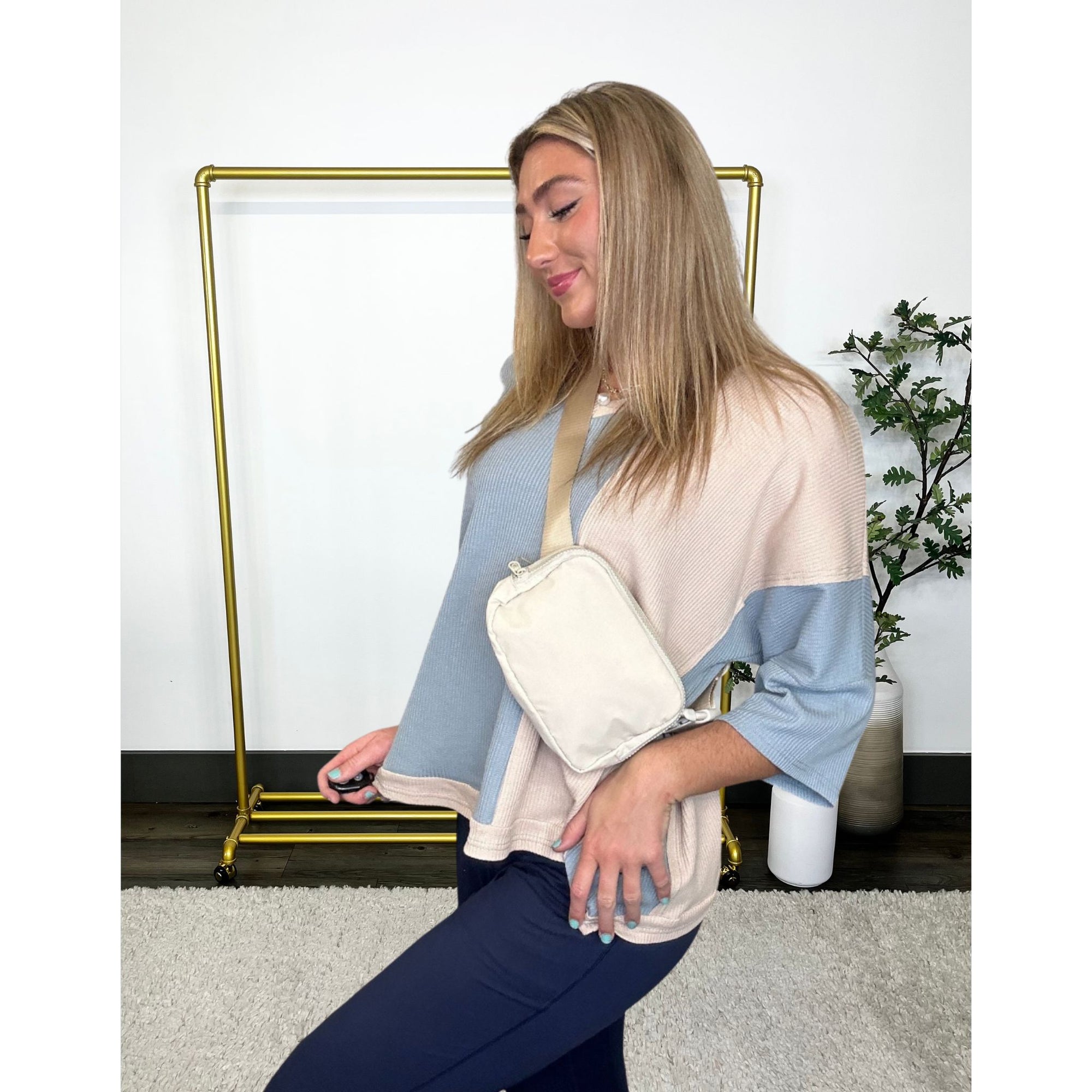 Get It Right Color Block Top
