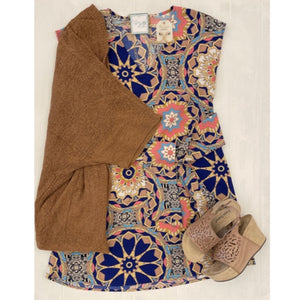 Medallion Print Dress