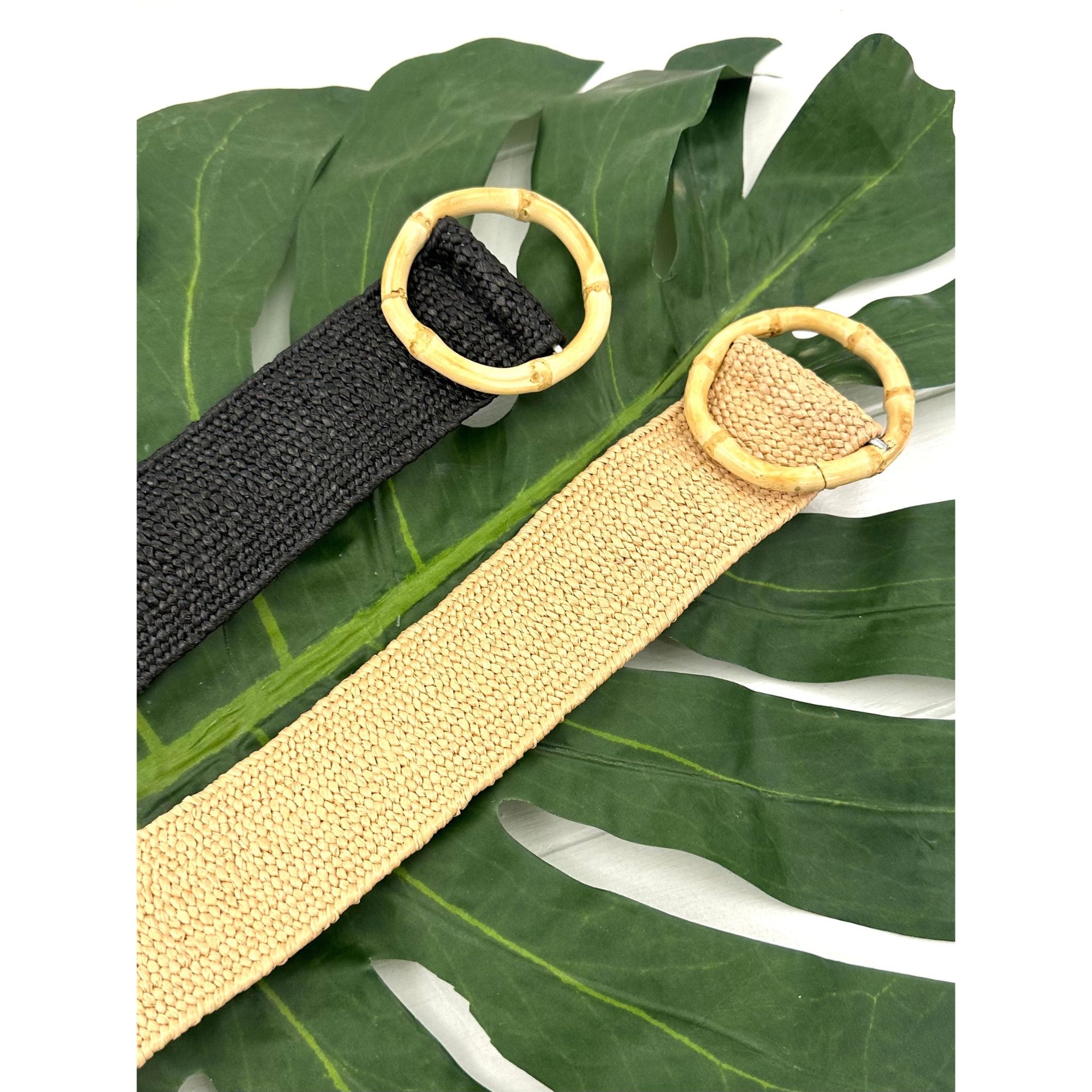 Bamboo Buckle Straw  Belt