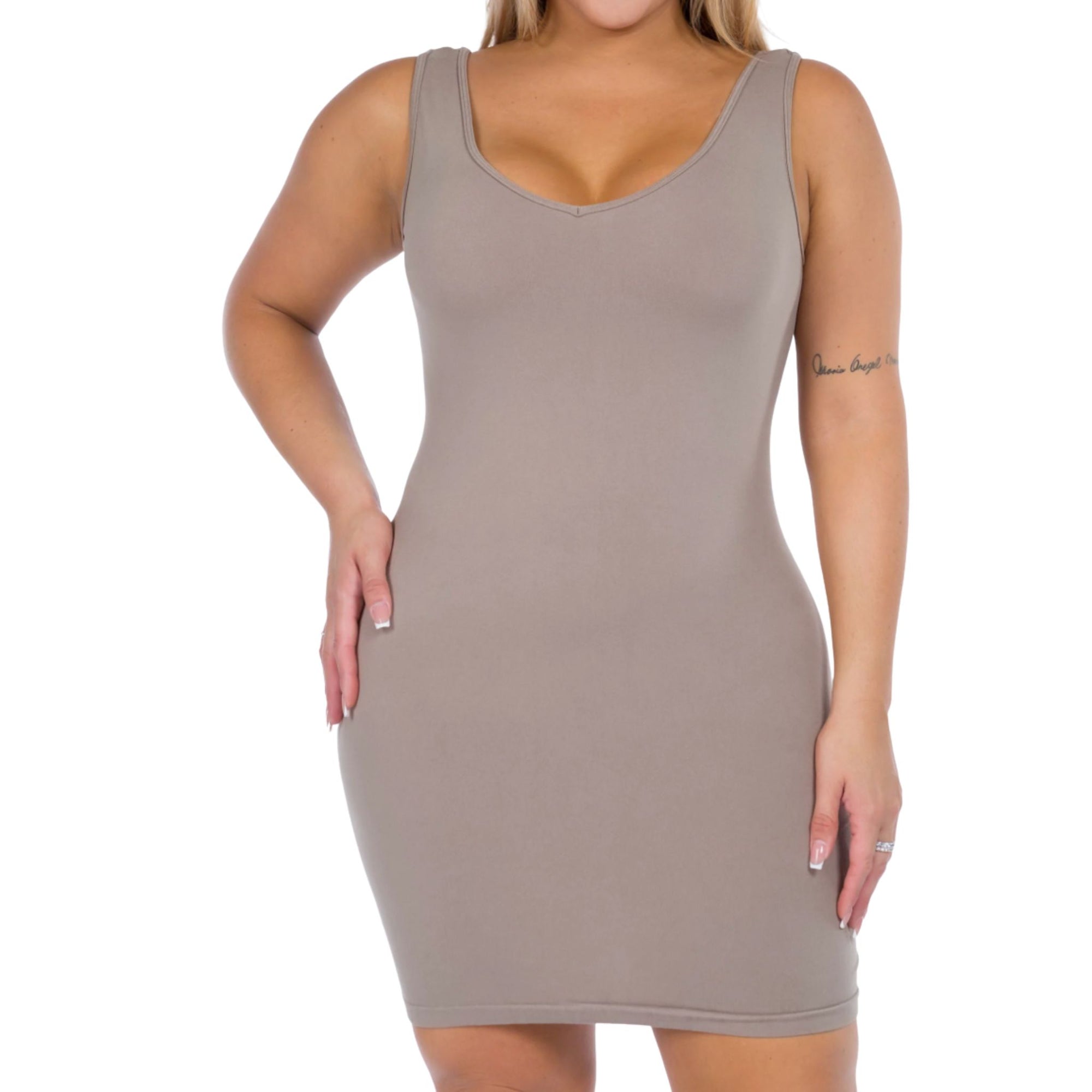 M Rena Reversible Shape Wear Tank Dress