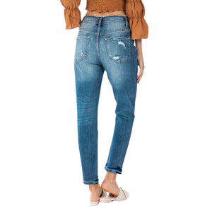 Kan Can- Distressed Mom Jeans