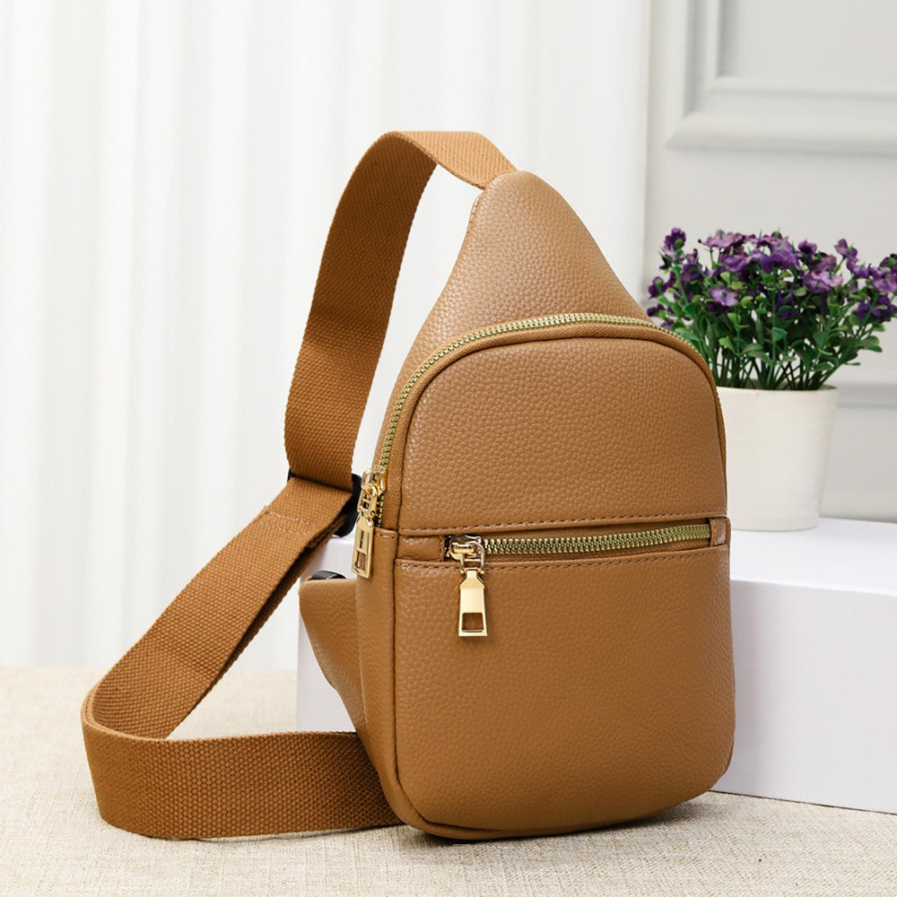 Always With Me Leather Cross Body Sling Bag
