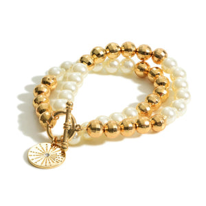 Crystal Beaded w/Starburst Pend