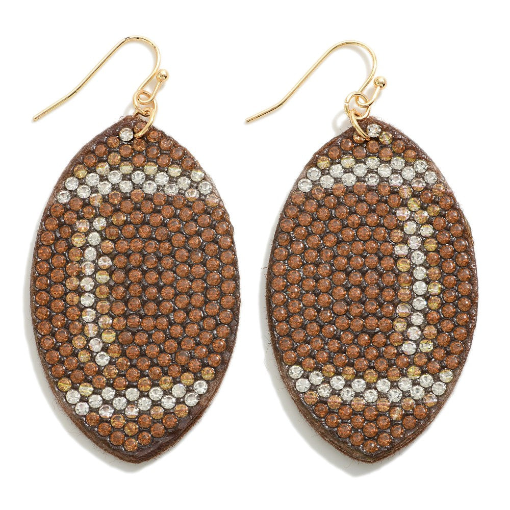 It's Game Day Football Drop Earrings