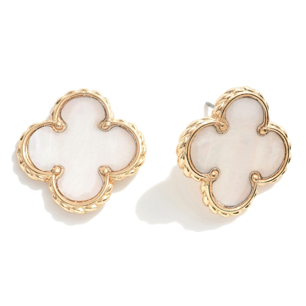 Lucky You Clover Stud Earrings
